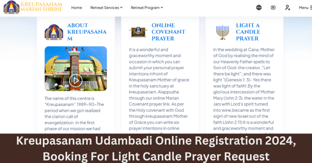 Kreupasanam Udambadi Online Registration 2024