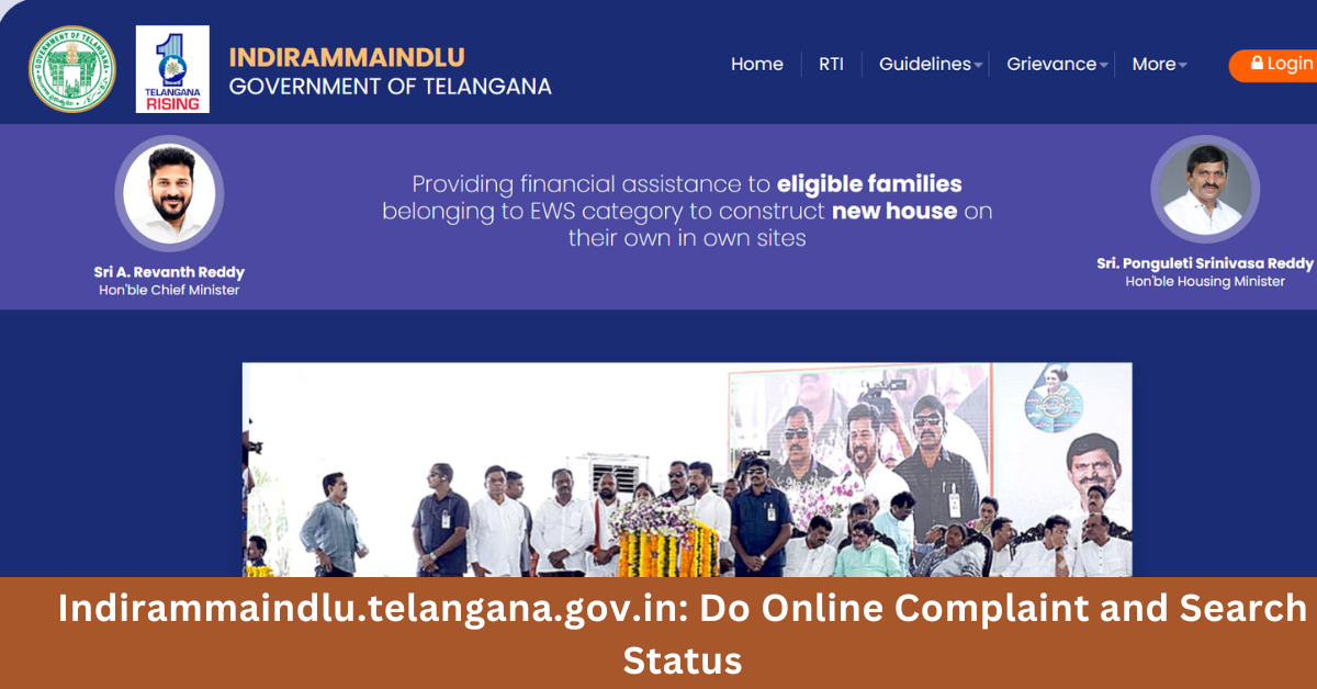 You are currently viewing Indirammaindlu.telangana.gov.in: Do Online Complaint and Search Status